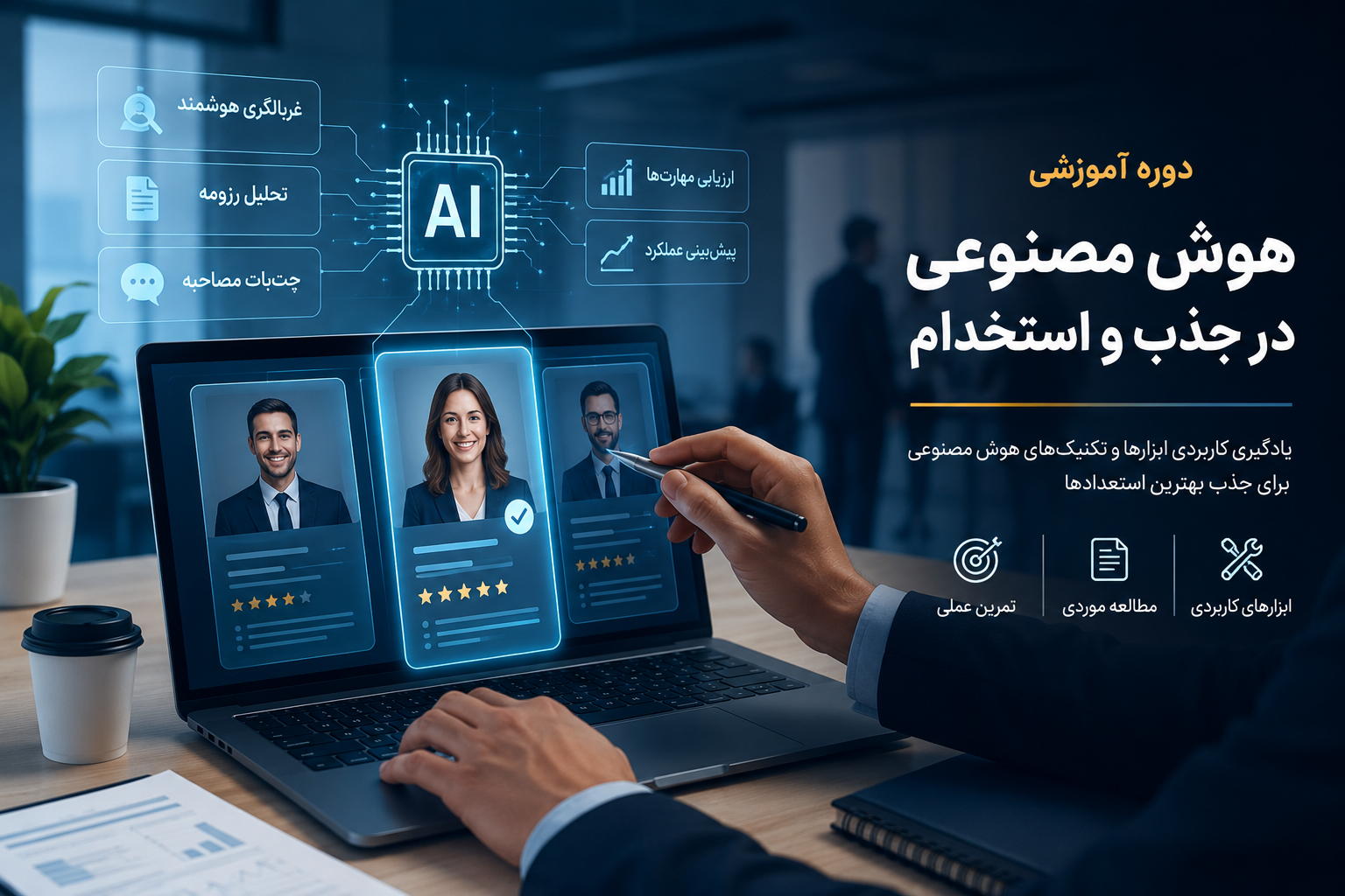 ChatGPT Image Jul 30, 2026, 09_59_56 AM دوره جامع هوش مصنوعی در جذب و استخدام - تصویر 1